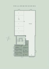 Grundriss des Kellergeschosses