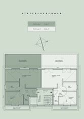 Grundriss des Staffelgeschosses