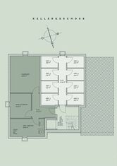 Grundriss des Kellergeschosses