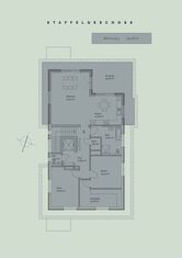 Grundriss des Staffelgeschosses