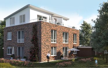 Rückseite der Immobilie