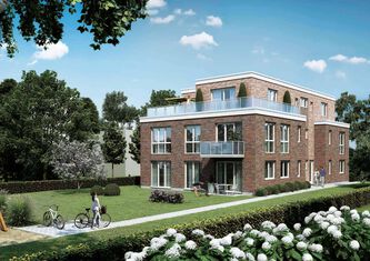 Rückseite der Immobilie